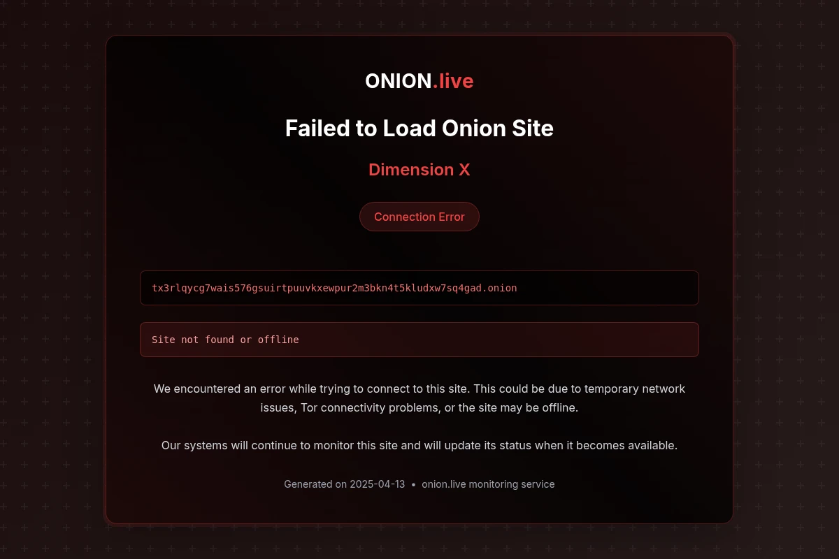 Dimension X screenshot